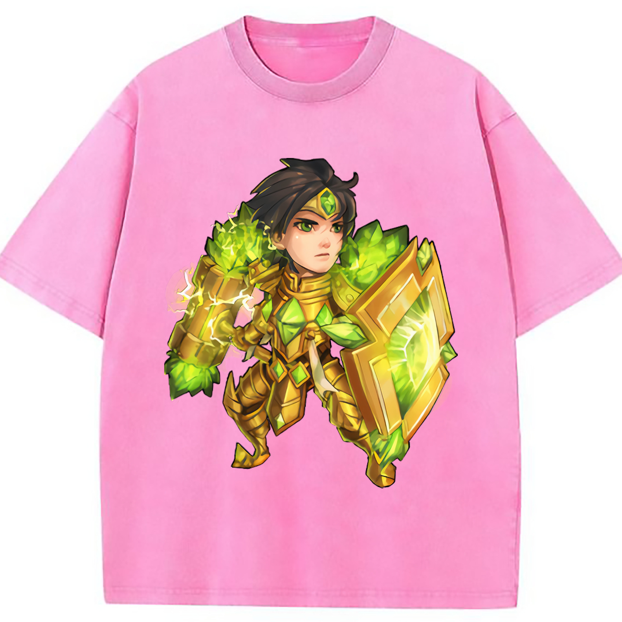 （画像用） リーグ・オブ・レジェンド League of Legends LOL 綿100% ヴィンテージ風 半袖Tシャツ（フロントプリント）